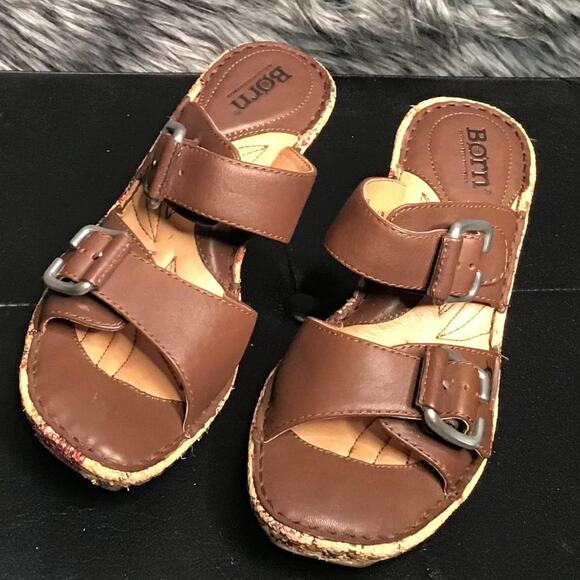 Born Platform Sandals With Floral Print 7 - Picture 5 of 5